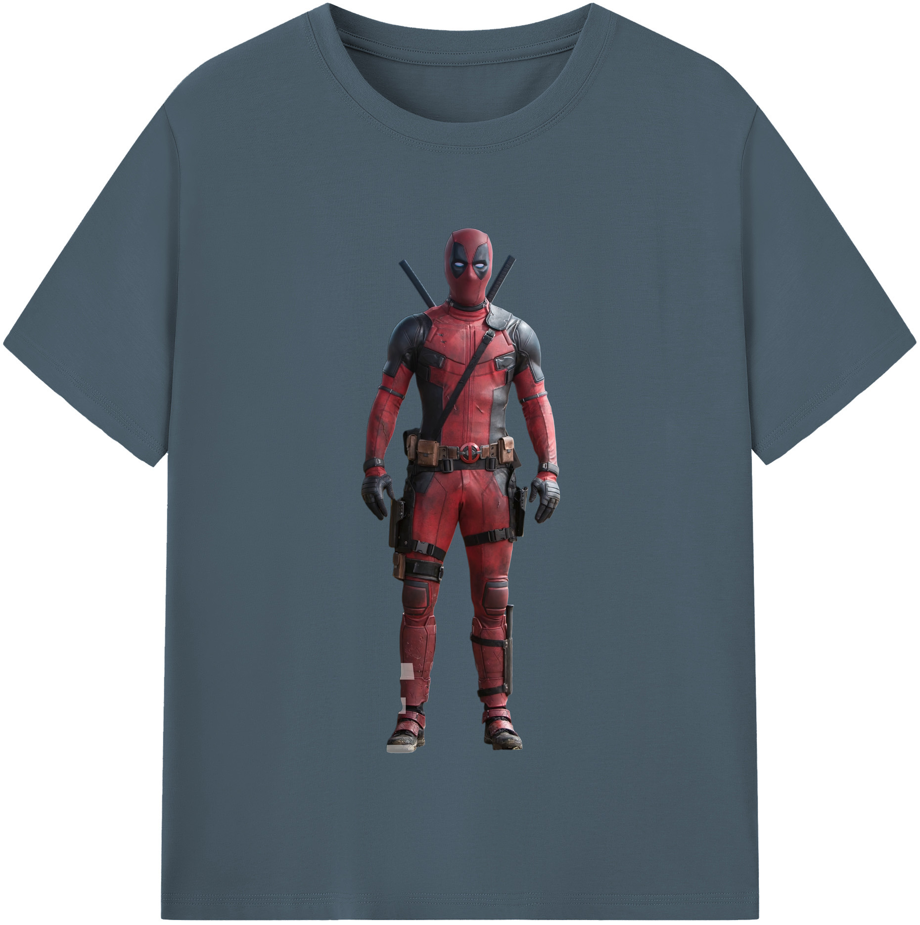 （画像用） Deadpool デッドプール 綿100％半袖Tシャツ（フロントプリント）